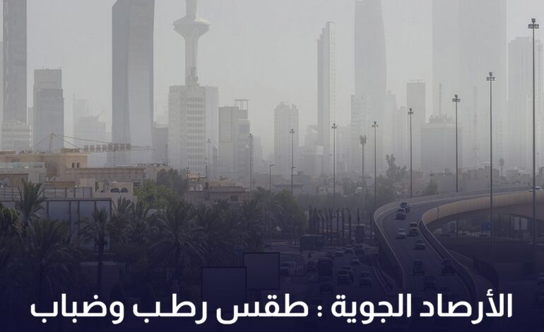الأرصاد الجوية : طقص رطب وضباب ليلاً وساعات الصباح الأولي غداً